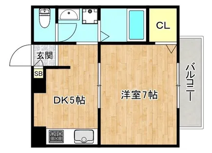 アムールLAFORET【2階】の間取り