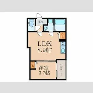 NOBREST【1階】の間取り