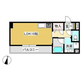 バーンレック【2階】の間取り