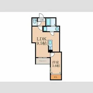 NOBREST【3階】の間取り