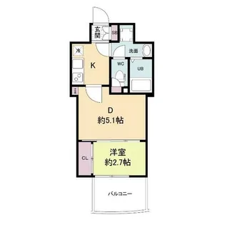 セレニテ神戸西クレア【5階】の間取り