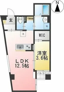 ミルノア尾頭橋【5階】の間取り