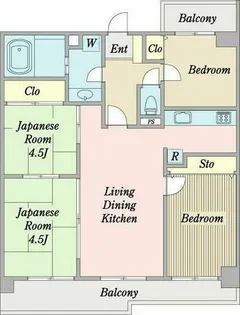 グランドメゾン覚王山通【10階】の間取り