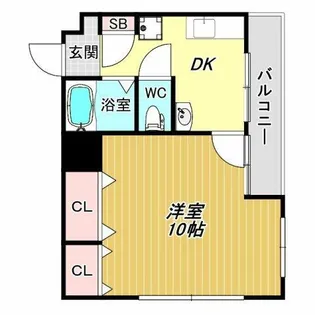 メゾンすばる【2階】の間取り