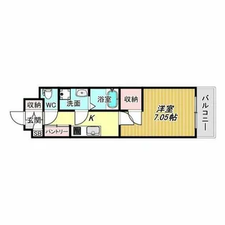 グランツあびこ【2階】の間取り