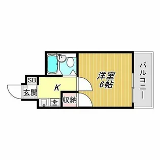 グランメール苅田【1階】の間取り