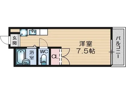 ハイツホシガキ【105号室】の間取り
