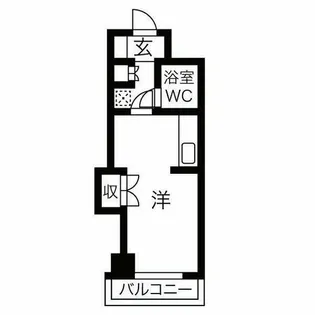 ライオンズマンション第二大通【6階】の間取り