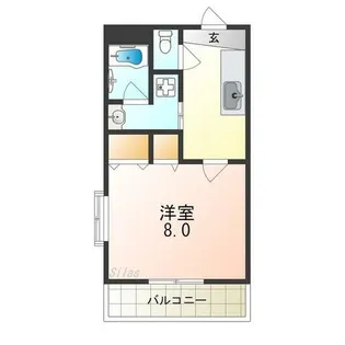 大阪府和泉市池田下町【アパート】の間取り