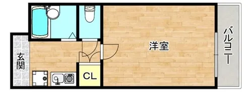 清水ビル【5階】の間取り