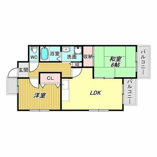 ファミールグランデ【5階】の間取り