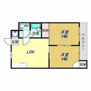 Lumiere住吉North【2階】の間取り