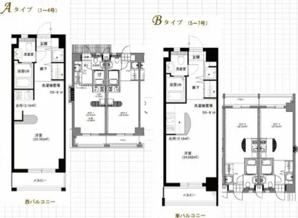 ハウトン古門戸【10階】の間取り