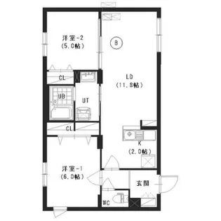 Ciel【4階】の間取り