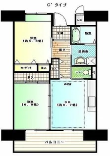 OPH千里佐竹台Ⅱ【6-205号室】の間取り