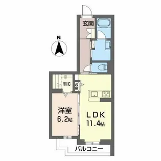 シャーメゾンNAC【3階】の間取り