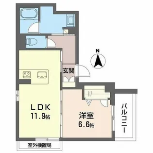 リベルテ猪熊【0301号室】の間取り