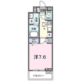 フリージア【1階】の間取り