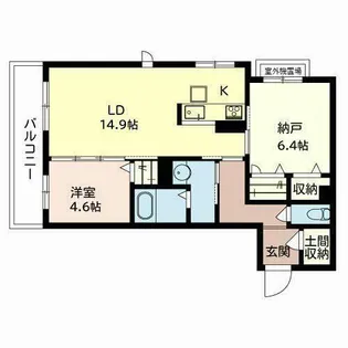 Wizard CLUB【0303号室】の間取り