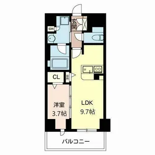 ペスカード別院【0610号室】の間取り