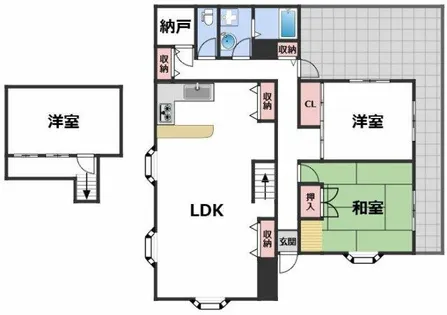 アクシオス野江サウス【7階】の間取り