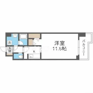 グランシス天満橋【1011号室】の間取り