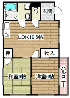 ヒルズ21【2階】の間取り