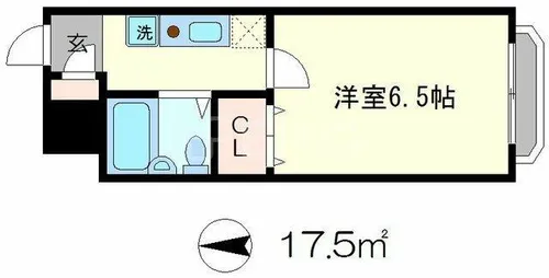 ハイツコロボックル【2階】の間取り