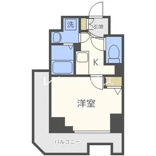 プレサンス難波EASTモダニティ【15階】の間取り