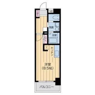 WillDo 浜崎通【9階】の間取り