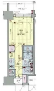 プレサンス玉造駅前ルージュ【7階】の間取り