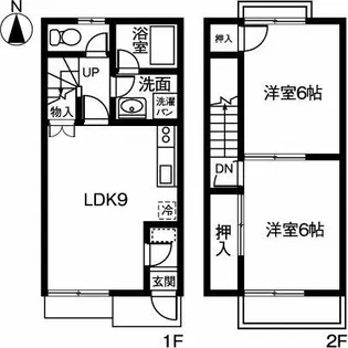 サンガーデンプラムB【1階】の間取り