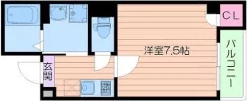 レジェンドJS【4階】の間取り