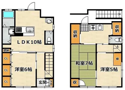 菊水町文化【1階】の間取り