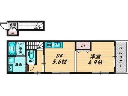 MaedaMaison【2階】の間取り
