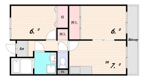 グリーンレジデンス須磨【5階】の間取り
