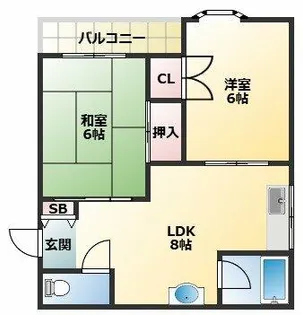 ビラ・ビアンカ【2階】の間取り