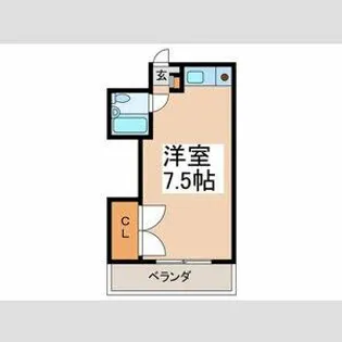 ヴィレッジ雅【3階】の間取り