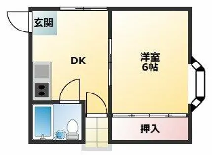 パークサイド平野A【2階】の間取り