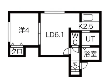 ハイマット【4階】の間取り