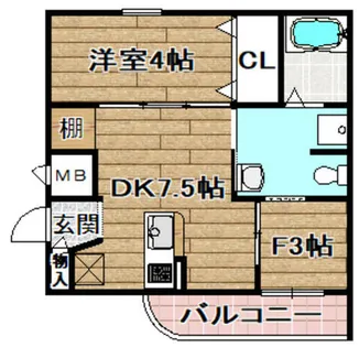 LA PORTE【2階】の間取り