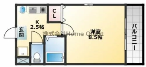 マイドリーム【4階】の間取り