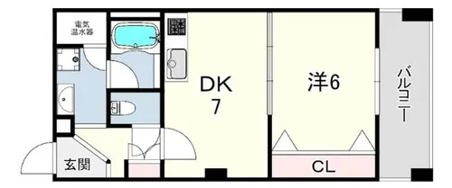 栄町ダイヤハイツ【11階】の間取り