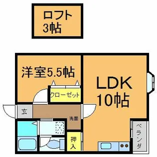 ミアカーサ・セリ【B203号室】の間取り