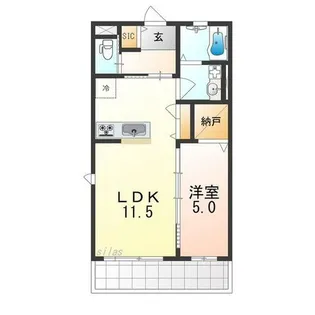 ハイムメゾン プルミエ【2階】の間取り