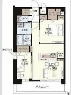 ギャラクシー南福岡駅前【10階】の間取り