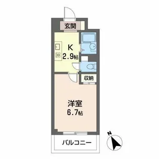 グレイスフローラ富雄【1階】の間取り