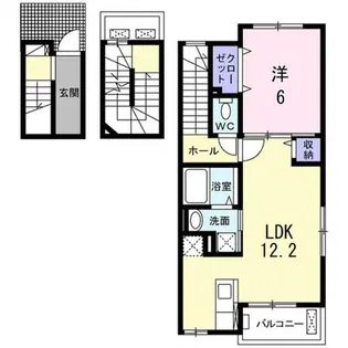 ブライド・メゾン・さくらⅠ【3階】の間取り