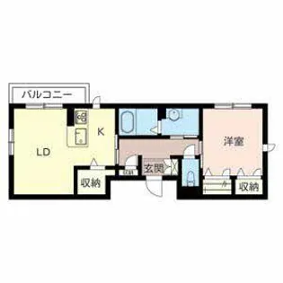メゾンヴァンクール【0302号室】の間取り