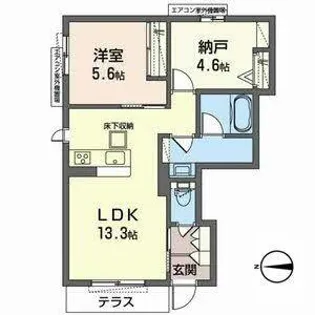 クローリス【0101号室】の間取り